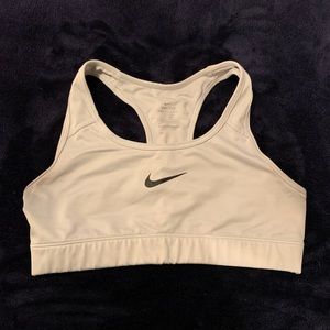 White Nike Sports Bra
